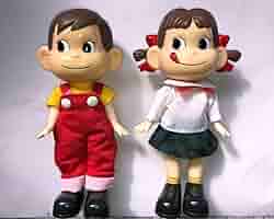ANA & FUJIYA Peko Poko フィギュアセット NEW Peko chan & Poko chan Figure Doll Box Set RARE 2006