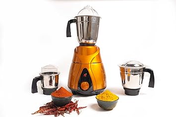 fouji power 750w mixer with 3 jar, powerful 24000 Rpm motor, ABS body, stailess steel blades, 3 speed opt