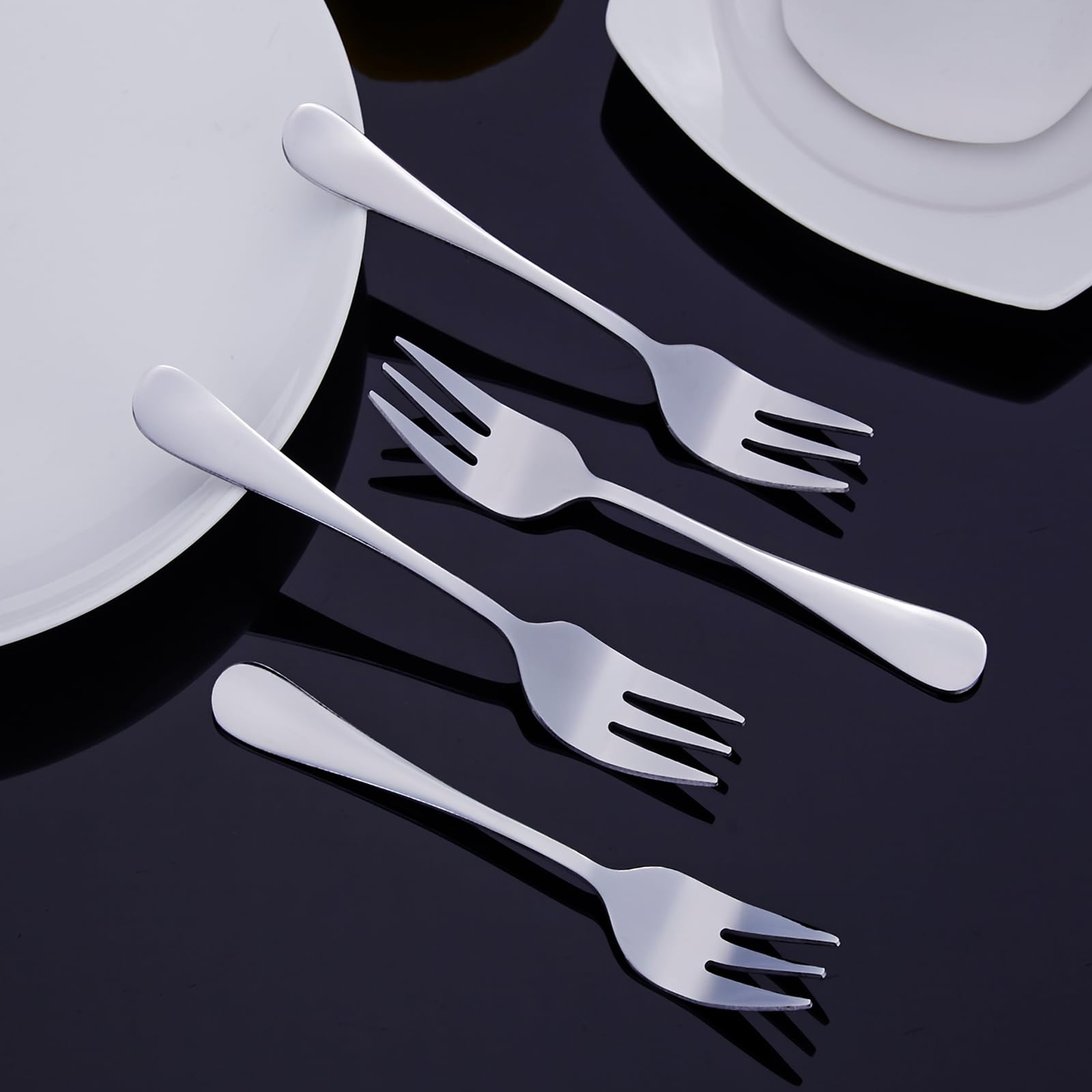 36-teiliges Kuchengabeln Set von Joeczo (14 cm / 5,5 Zoll) – Edelstahl Besteck Gabeln für Kuchen/Nachspeisen, Spülmaschinengeeignet für Haushalt/Küche/Restaurant