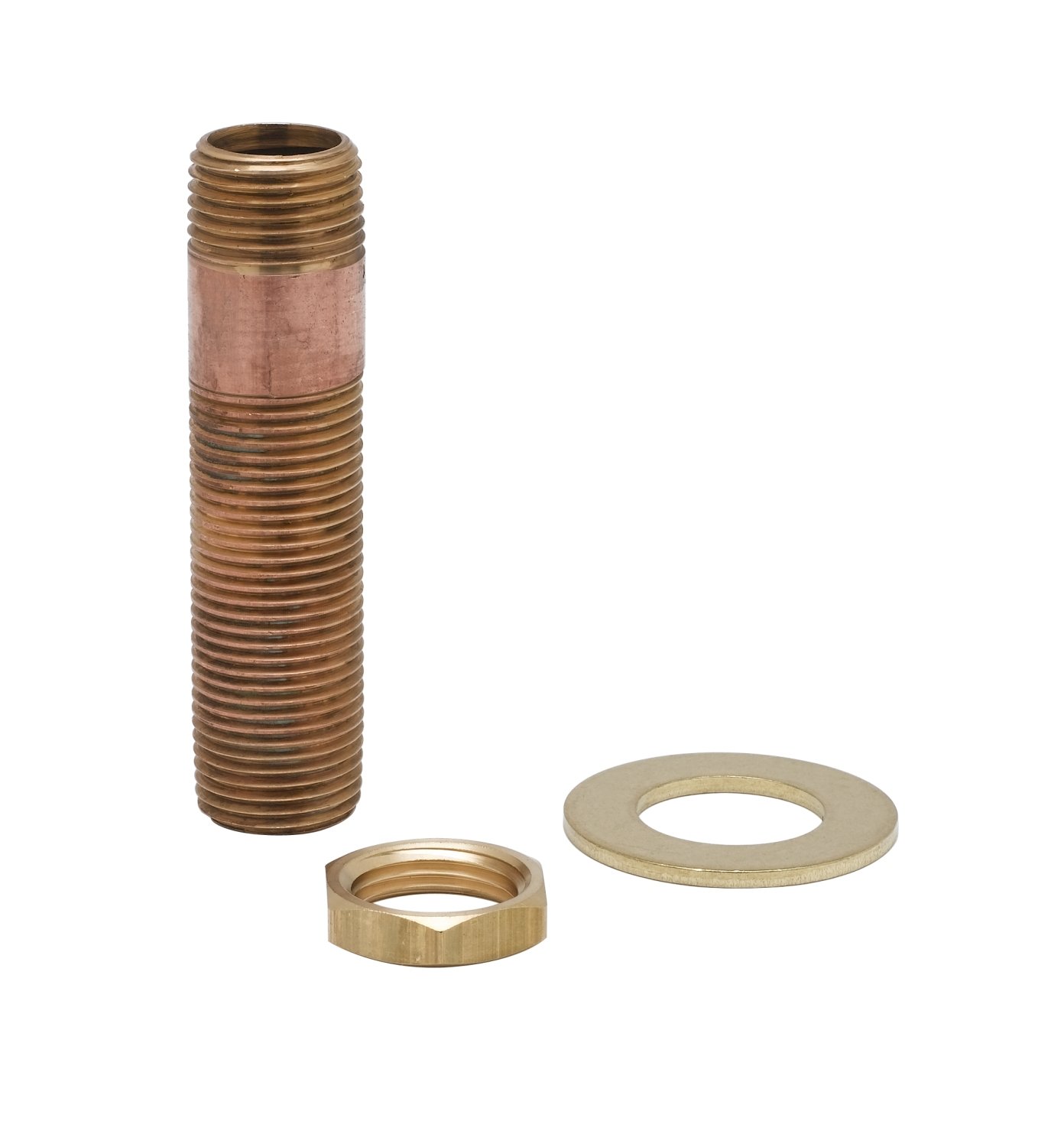 T&S Brass TS Brass B-0426 Supply Nipple, Silver