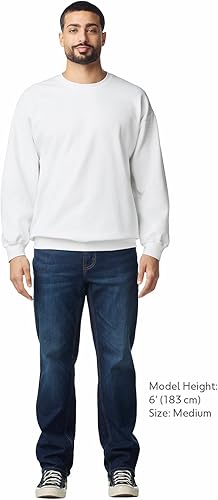 Miniatura 3 de Gildan estilo GSF000 - Sudadera de forro polar con cuello redondo para adulto