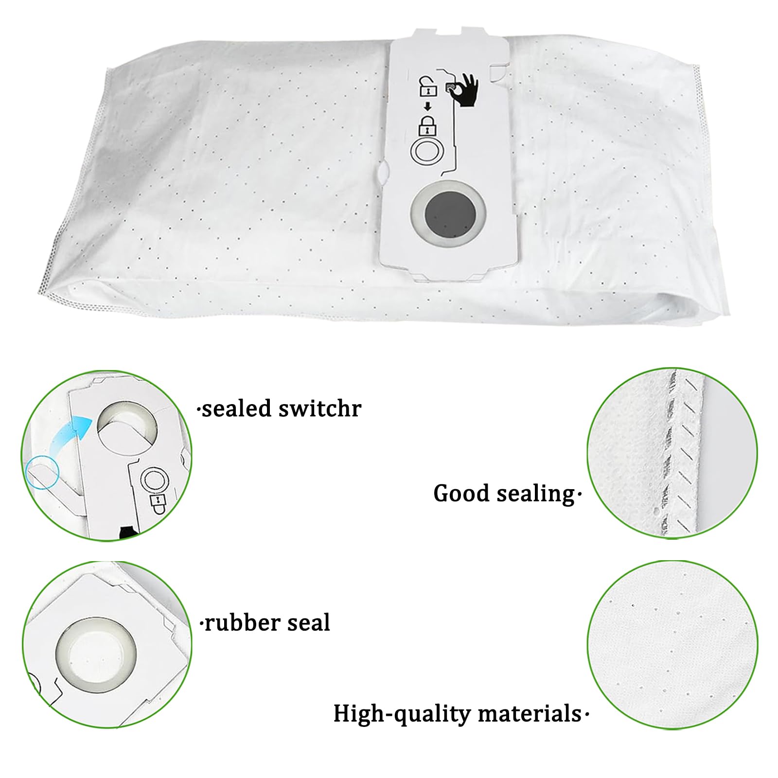 9 Pack 204308 Replacement Dust Bags for Festool CT MINI & MINI I/MIDI & MIDI I Manufactured from 2019 onwards Dust Extractors - Image 3