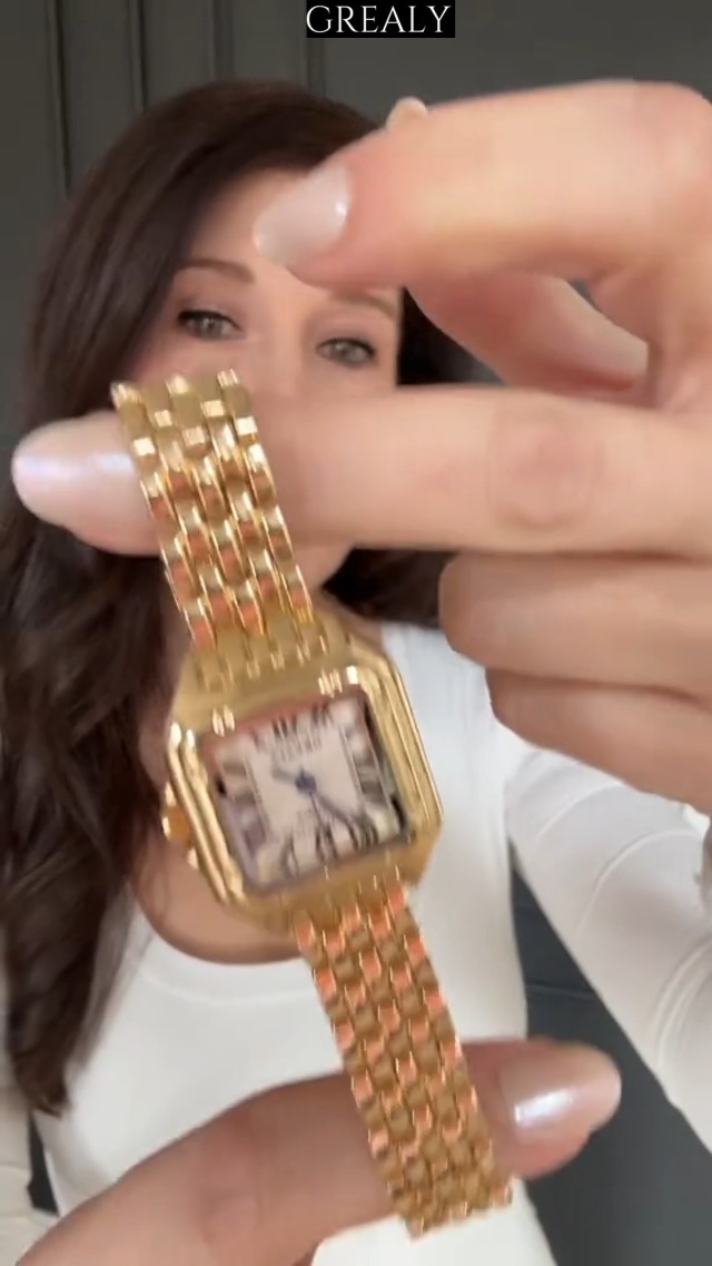 Amazon.com: Grealy Gold Watches for Women, Small Vintage  display picture 3