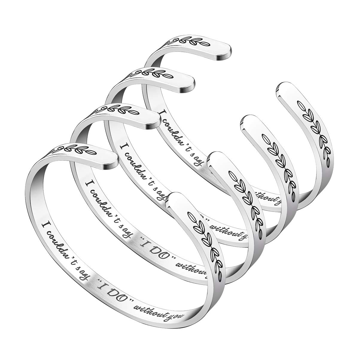 Mookoobridesmaid Proposal Gifts Adjustable Bracelets I Couldnt Say