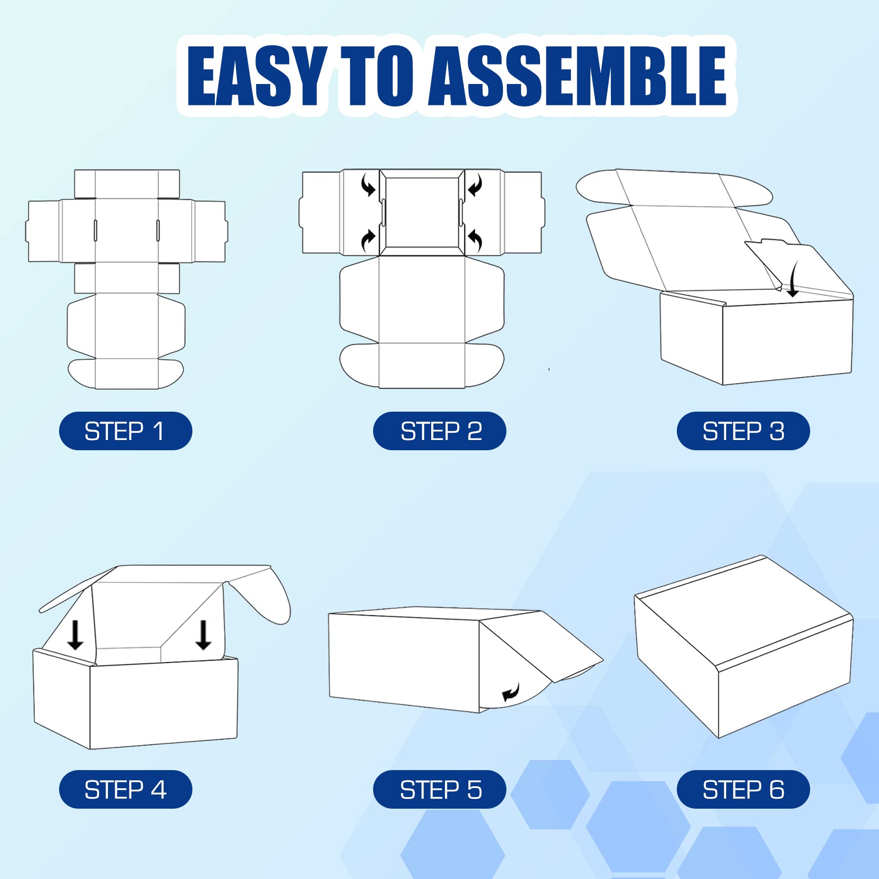 Paquete de 25 cajas de envío, 8 x 6 x 3 pulgadas, caja de cartón corrugado pequeña para envíos de negocios, regalos, decoraciones, papel kraft marrón (rojo)