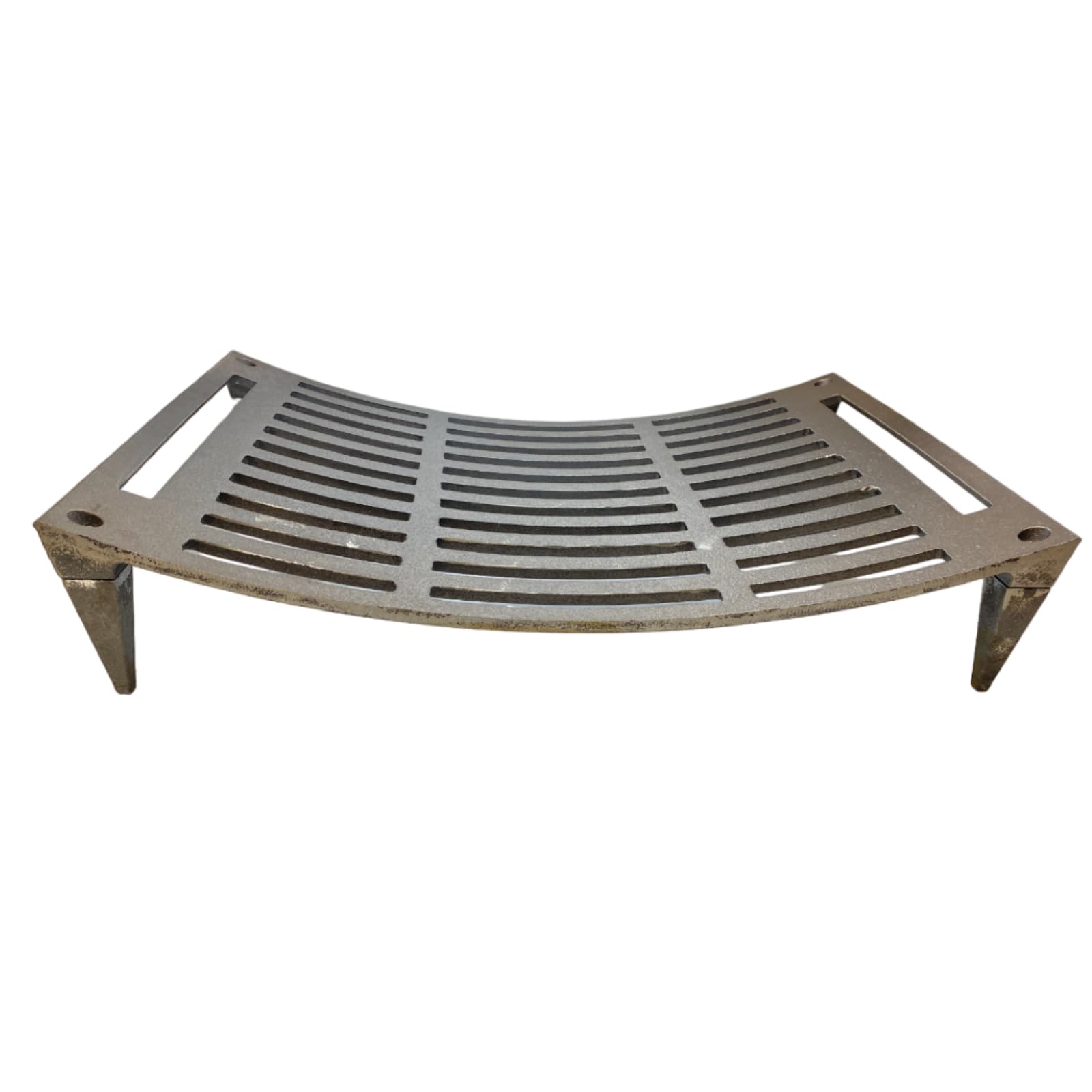 Lunaway - Soporte de leña de hierro fundido para chimenea (64 x 45 x 15 cm)