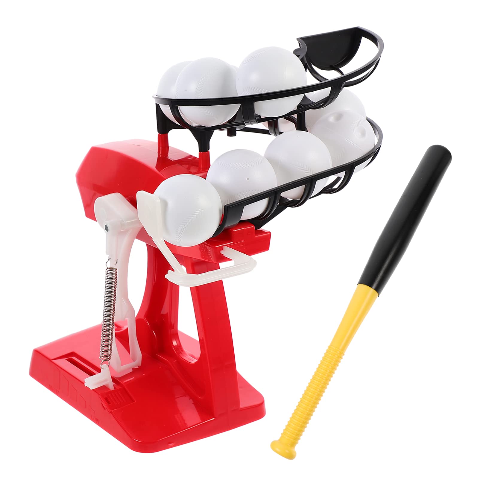 Milisten Machine De Baseball pour Enfants Mini Jouets Jouets pour Enfants De Lancement De Baseball Machine À Balles De Baseball Outil De Lancement De Baseball D'Entraînement De