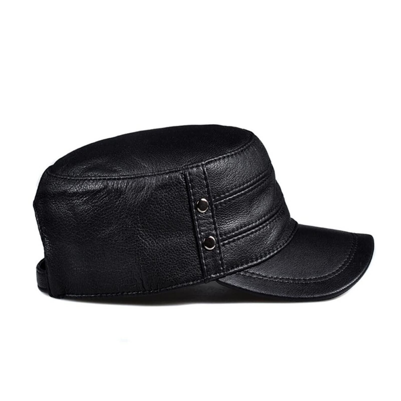 Oryginalna skórzana czapka kapeluszowa zima mężczyzn baseball MIL-Itary Caps Hats