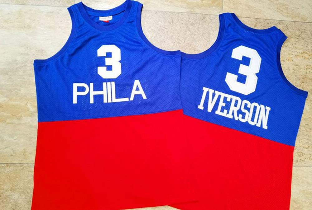 Hs Wy01basketball Jerseys Philadelphia 76ers Allen Iverson 03 04