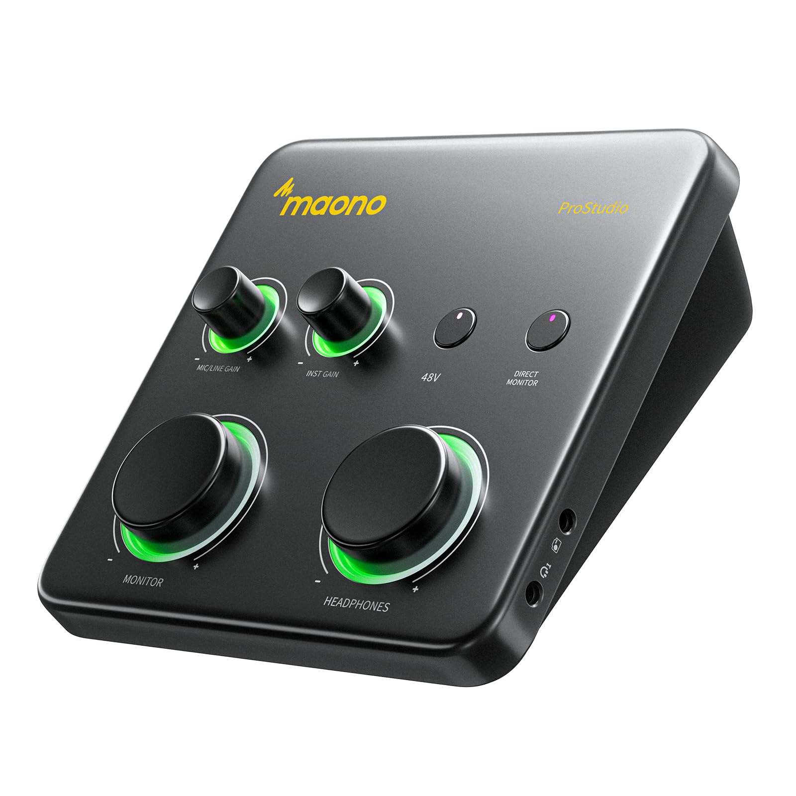 MAONO P1 Interfaccia Audio USB Ibrida 70dB Gain | | PC/Smartphone/iPad/Chitarra | Auto-Gain Loopback Muto ASIO Routing, Per Podcast Streaming Registrazione Mobile Content