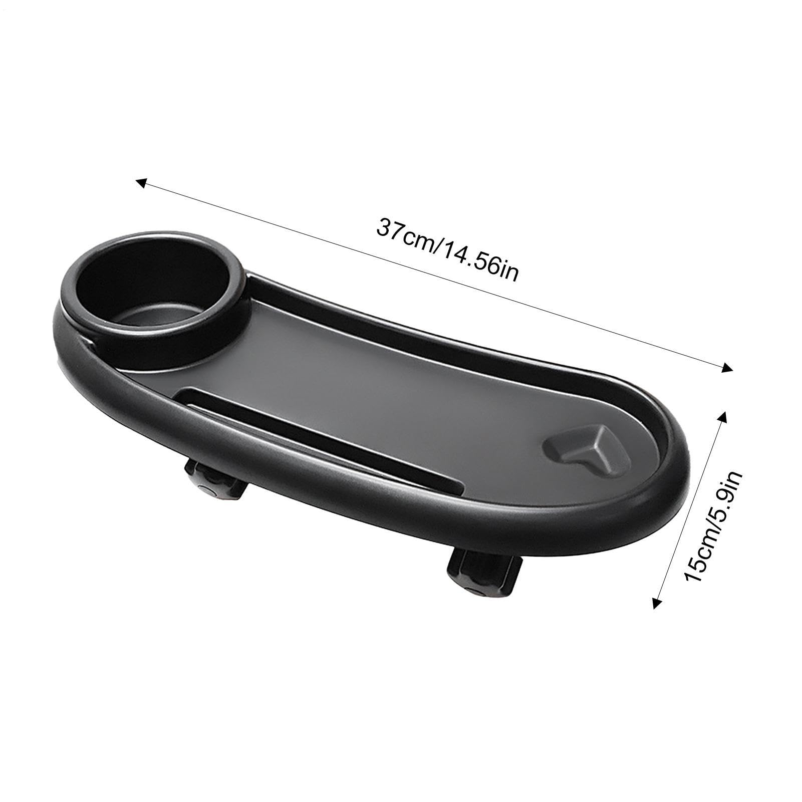 Vassoio per passeggino – vassoio per snack, supporto regolabile per telefono, stabile, funzione aggiornata, accessorio da viaggio, comodo organizer