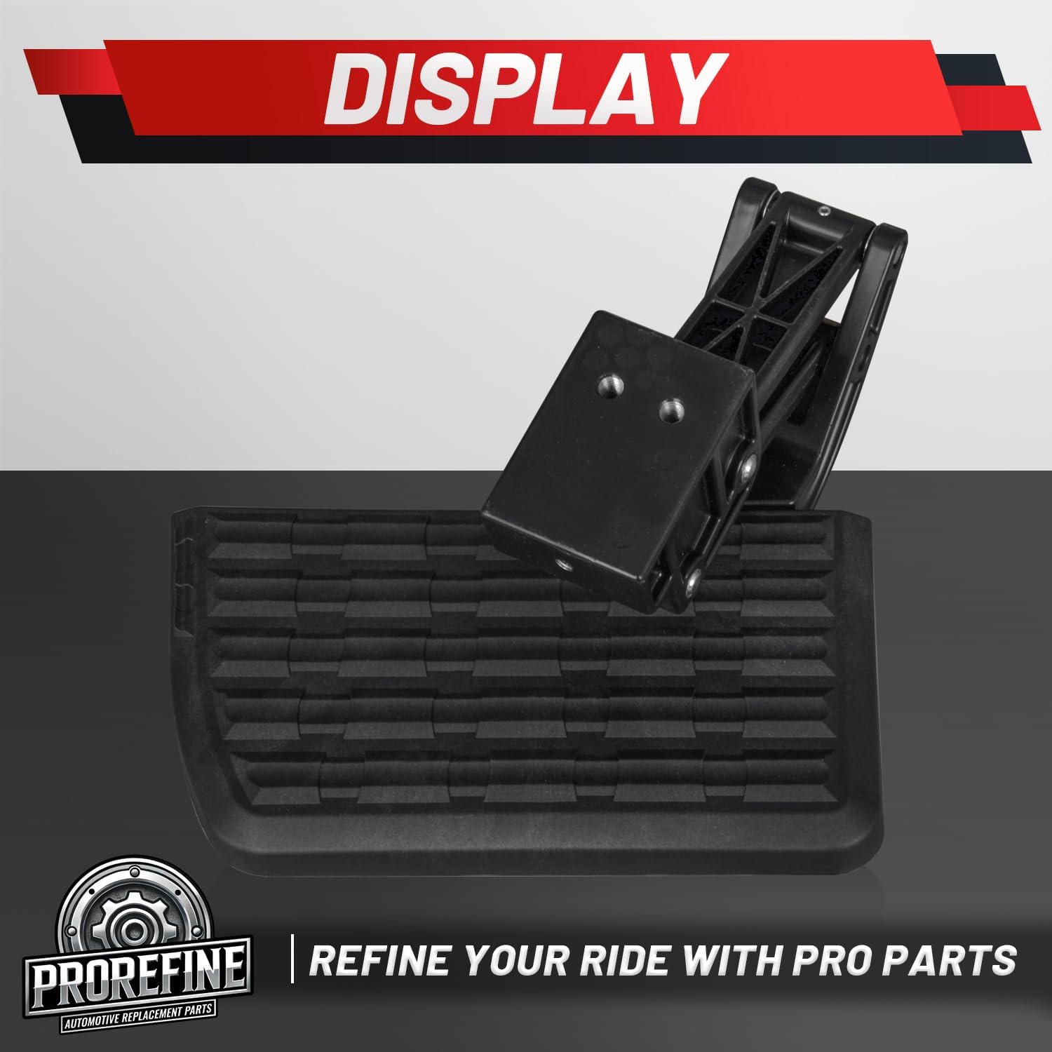 75312-01A Upgraded Rear Bed Step Retractable Bumper Step Compatible with 2015-2020 Ford F150 Folding Truck Tailgate Step