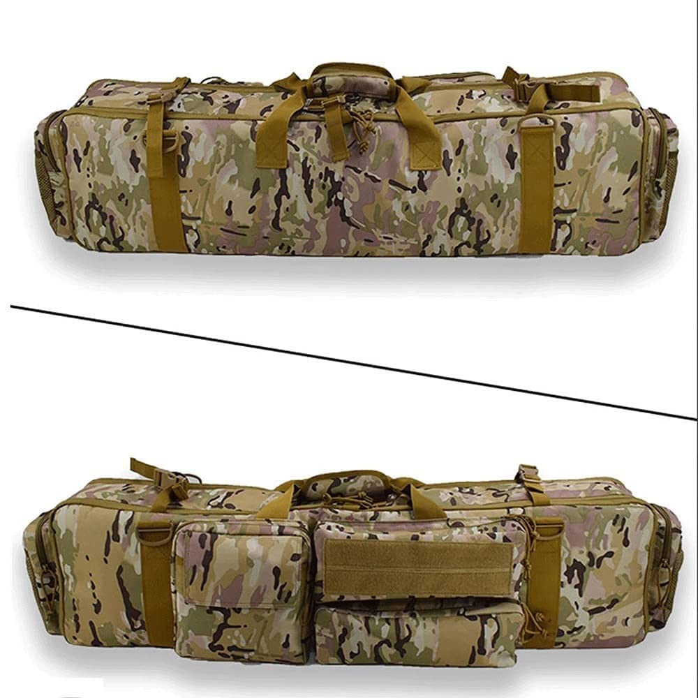 Fucili Custodia per Fucile Borsa Tattica per Fucile, Doppia Custodia per Fucile Lungo, Zaino Tattico per Fucile/D