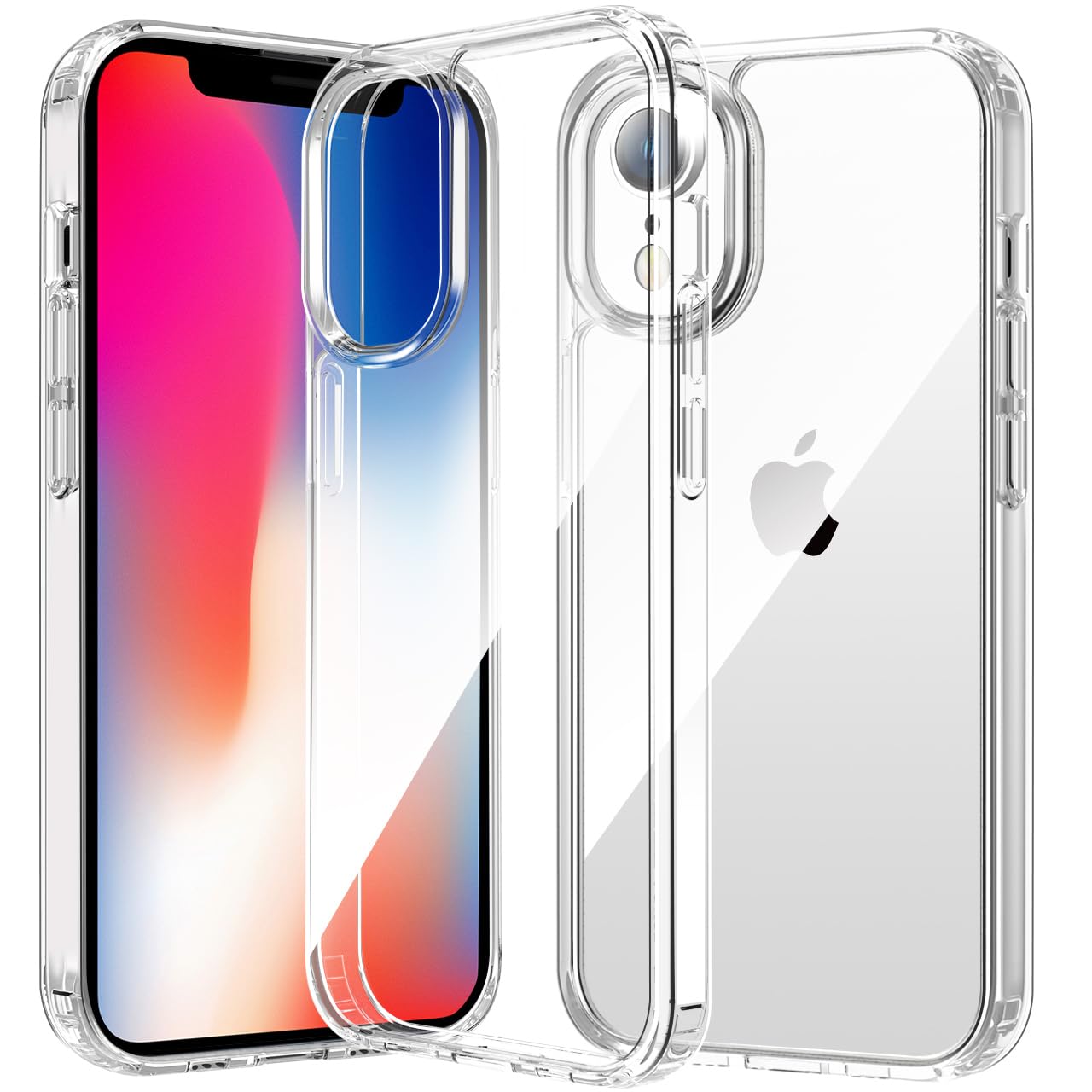 Vancle Cover per iphone XR Custodia, con 2 Pezzi Pellicola