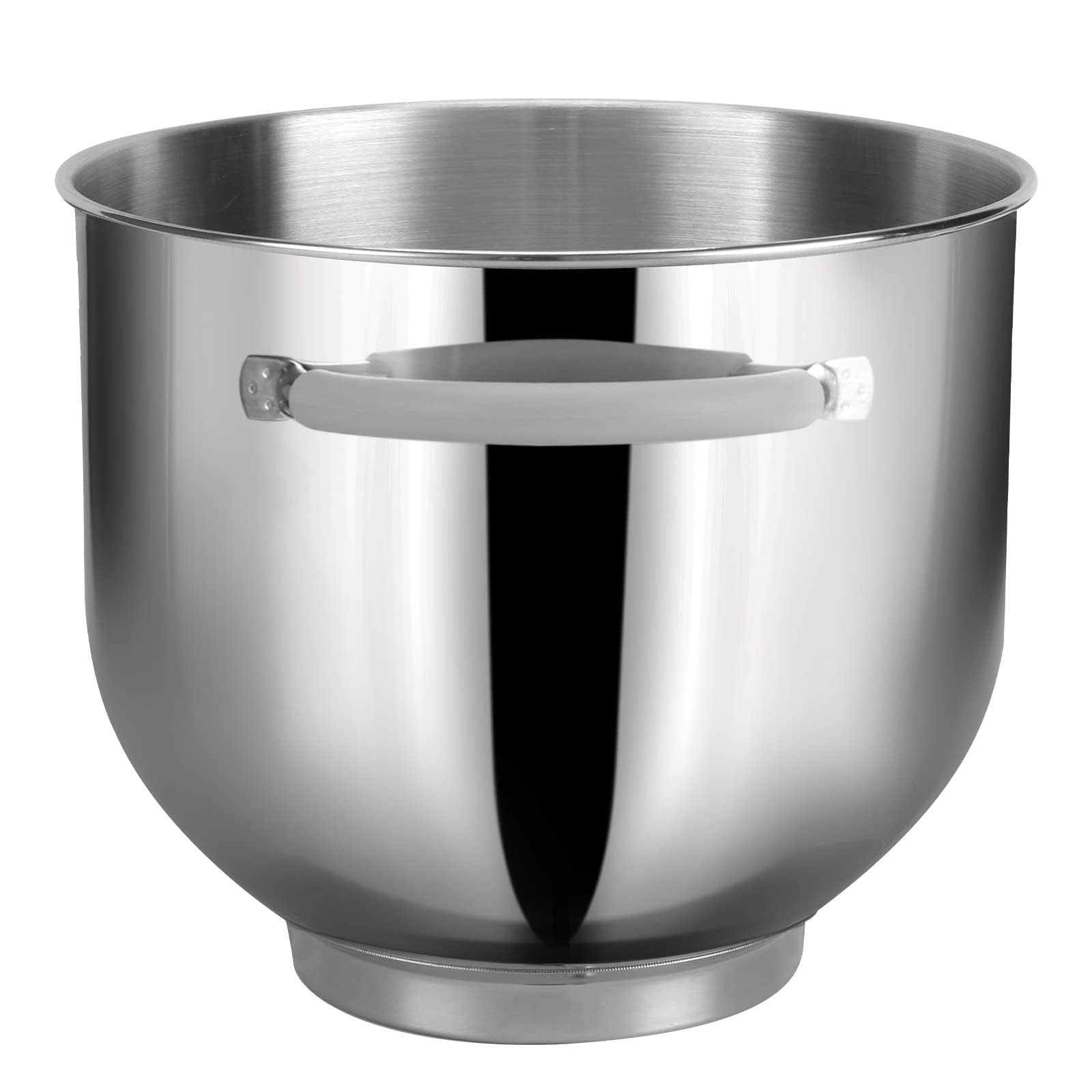 Set 7 Ciotole In Acciaio Inox BEWOS Con Coperchi - Da 0.7 A 4.5 Qt, Base Antiscivolo, Con Accessori