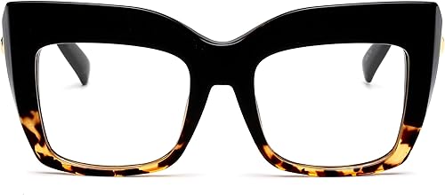 Miniatura 3 de FEISEDY Gafas cuadradas de gran tamaño Marco Gafas Mujeres B2475