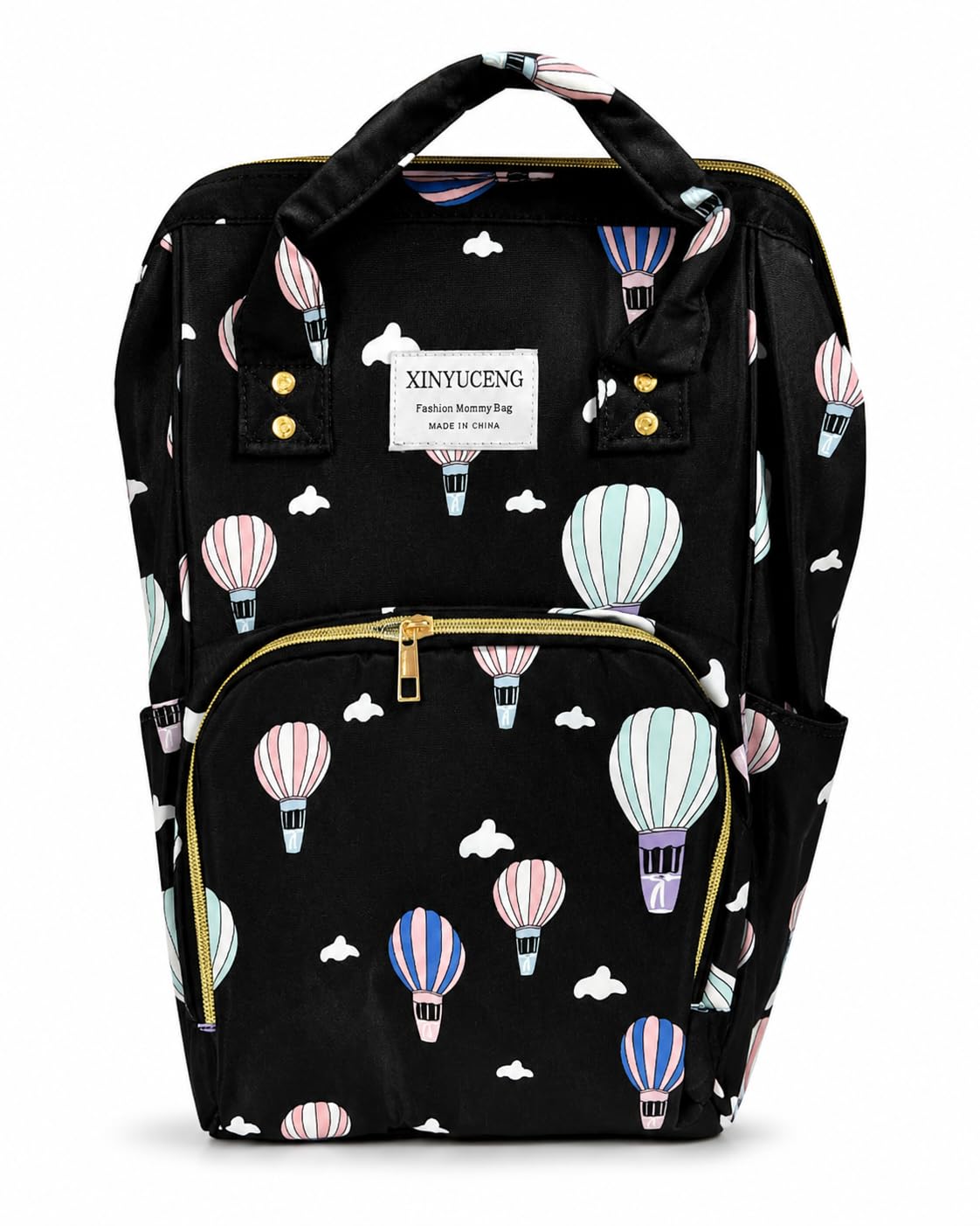 Stylish Diaper Bag Backpack for Mothers – Waterproof Baby Travel Maternity Bag with Insulated Bottle Pockets & Stroller Straps-image-10