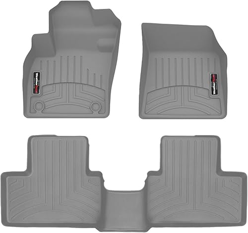 Miniatura 1 de WeatherTech Revestimientos de suelo personalizados para Volvo XC40-1 y 2 fila (4617691-4614192), gris