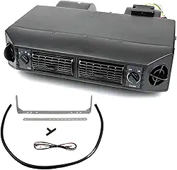 Ar condicionado universal para veículos sob o painel 12V/8A A/C Evaporador 32Pass2Way 200CFM 3 velocidades fluxo de ar 11000 BTU capacidade de resfriamento