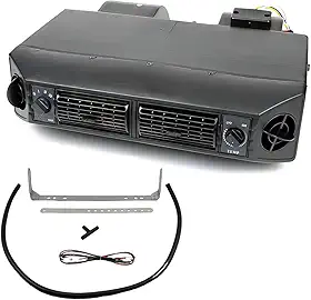 Ar condicionado universal para veículos sob o painel 12V/8A A/C Evaporador 32Pass2Way 200CFM 3 velocidades fluxo de ar 11000 BTU capacidade de resfriamento