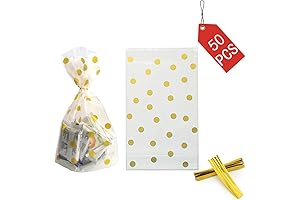 We Moment Clear Cello Bags Variety Pack for Wedding Shower or Kid's...