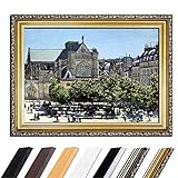 Matériaux de qualité supérieure : toile de qualité supérieure, encres latex respectueuses de l'environnement, cadre fabriqué à la main en bois massif issu de sources durables, couleurs sans solvant, paroi arrière stabilisante en MDF de 6 mm d'épaisseur, crochet de suspension dans le cadre