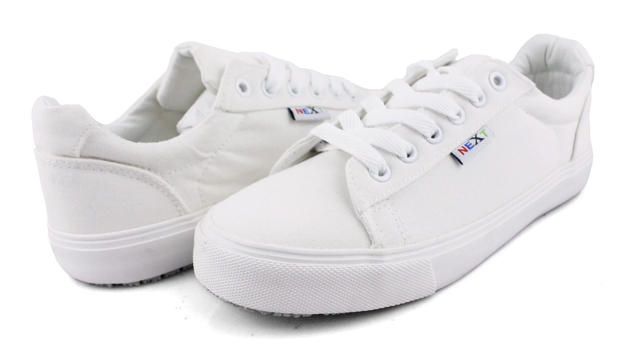 Laforst Womens Nextgen Sunbrella Upper Nonslip Waitress Server Lace Up Fashion Flat White 10