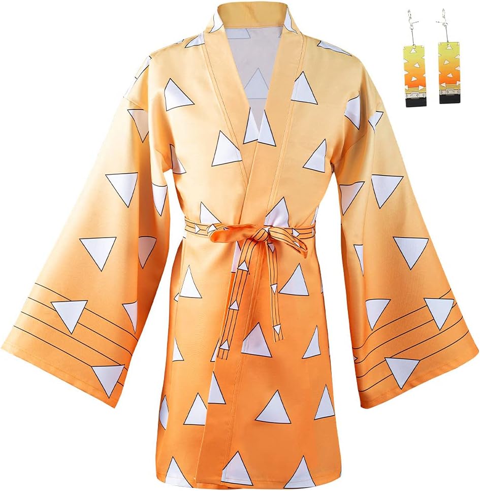 Haydory Womens Anime Cloak Cosplay Costume Kimono Cape Robe Halloween Suit Adult - Image 4