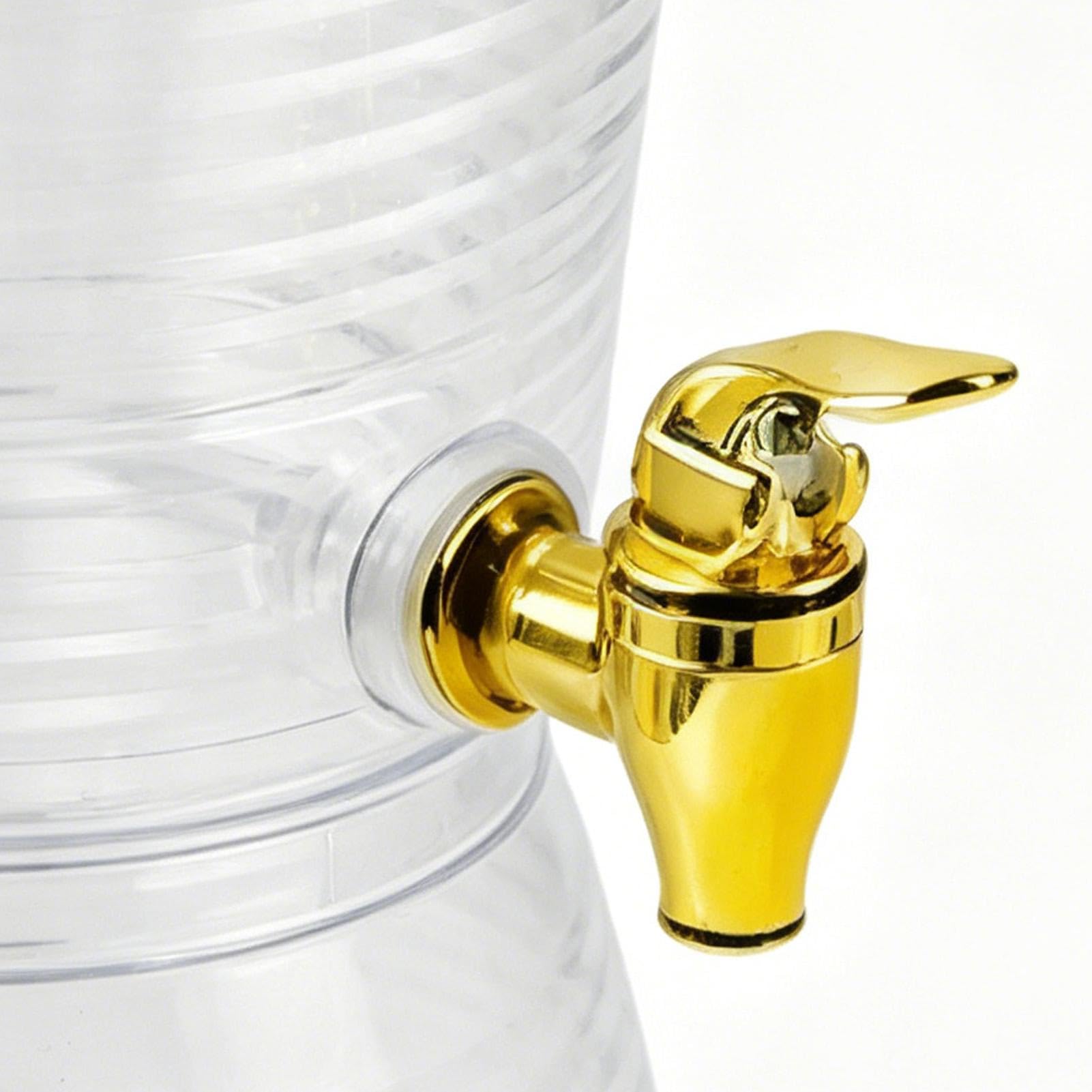 Dispensador de bebidas – Contenedor de bebidas heladas de 6 litros, servidor de cóctel con espiga, accesorio de entretenimiento para en casa, ligero para restaurante, cafetería, barbacoa