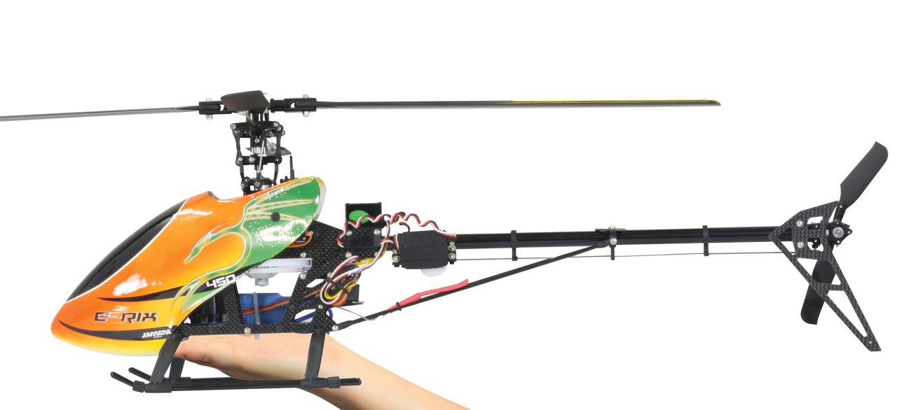 JAMARA 031592 - E-Rix 450 Carbon RTF Gas Destra No Pre-Volado