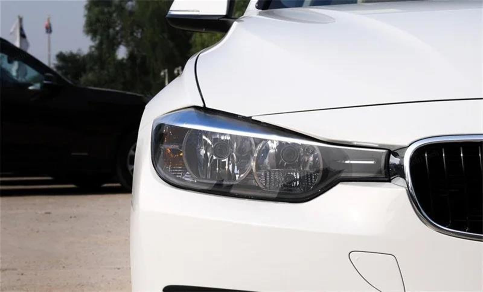 Gruppo Ottico Anteriore Coprilampada per Auto per B&MW Serie 3 F30 F31 F35 2013-2015 Custodia Trasparente Fari Anteriori Lente in Vetro Borsette