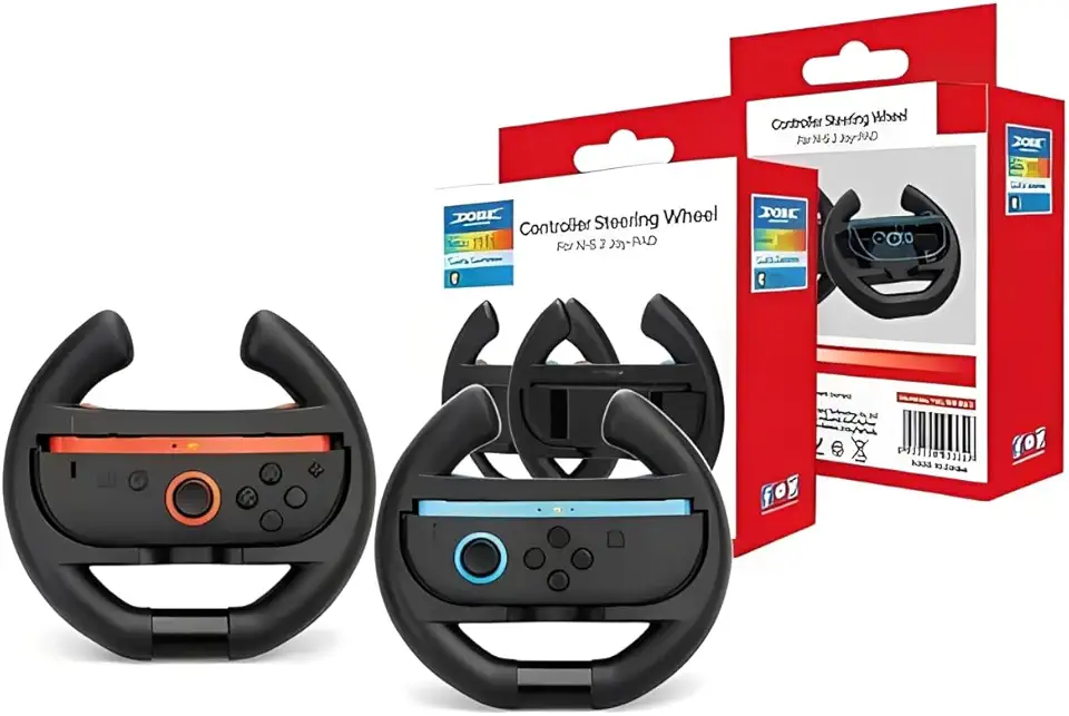 Volante de corrida para switch 2 joycon controlador acessórios de fixação para switch 2.