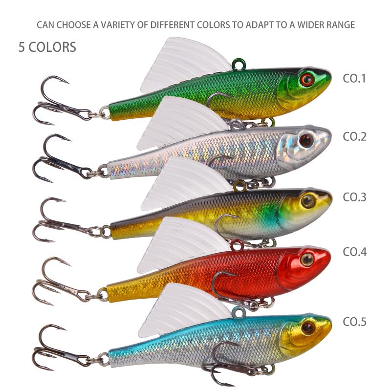 Yashidun® Laser Metal Sinking Lure Bait with Hard Body for Deep Water Fishing and Fish Tackle Use 2