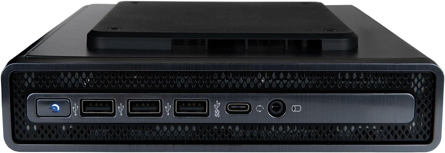 Envision M1 Barebones MiniPC: ASUS H610 DDR5 Mini-ITX | Intel LGA 1700 per 14a, 13a, 12a generazione | AX210 Wi-Fi | PSU da 120 W | Computer compatto con fattore di forma ridotto per casa, ufficio e