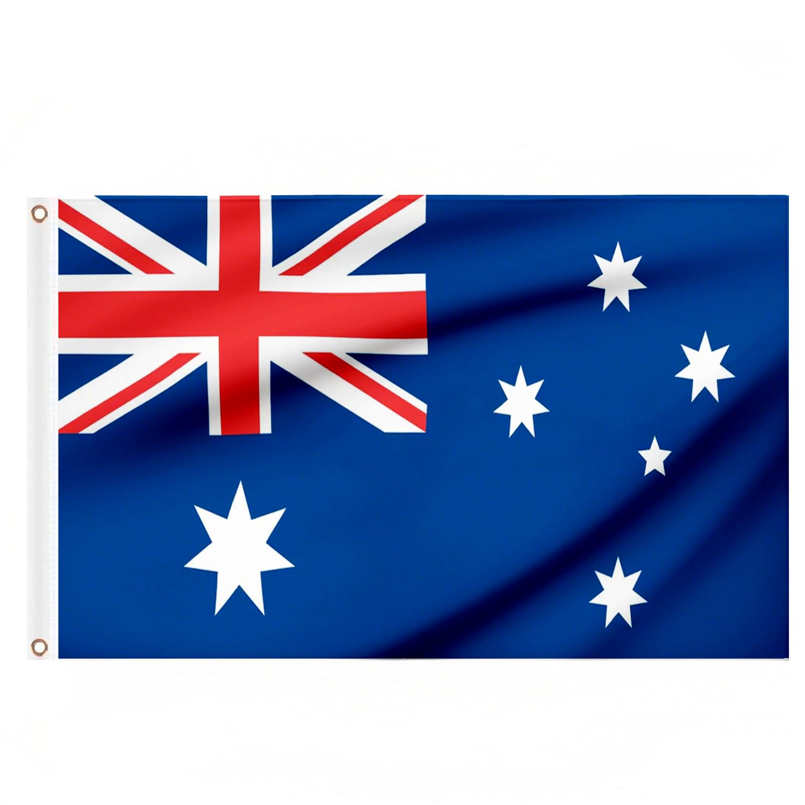 Australia Flags 5ft x 3ft, Large Big Australian Flag with Brass Eyelets for Australia Day Football Sports Events School Culture Day Party Outdoor Decorations