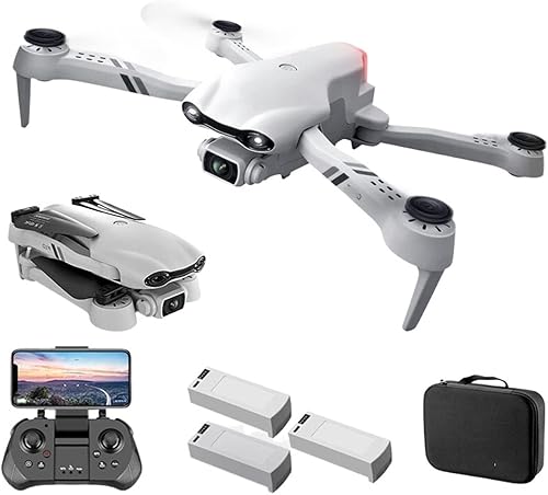 Drone 4K HD Cámara dual con GPS 5G WiFi gran angular FPV Transmisión en tiempo real Distancia RC 1.2 mi Drone profesional Una tecla
