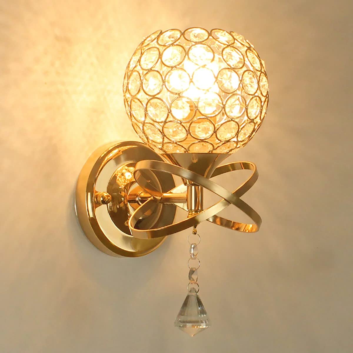 Alectryone Wall lamp Crystal for Home Decor Wall lightsss(AC) (B0922Y5JSZ) Amazon Price History, Amazon Price Tracker