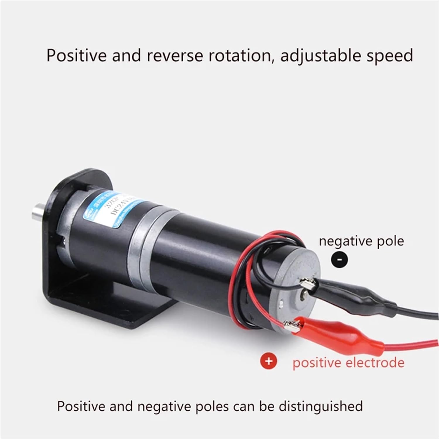 DC Planetary Gear Motor 24V 12V Low Speed Small Motor Diameter 32MM Adjustable Speed and Reversible Shaft Diameter 6MM Or 8MM (Size : 160RPM, Color : 8mm 12V)