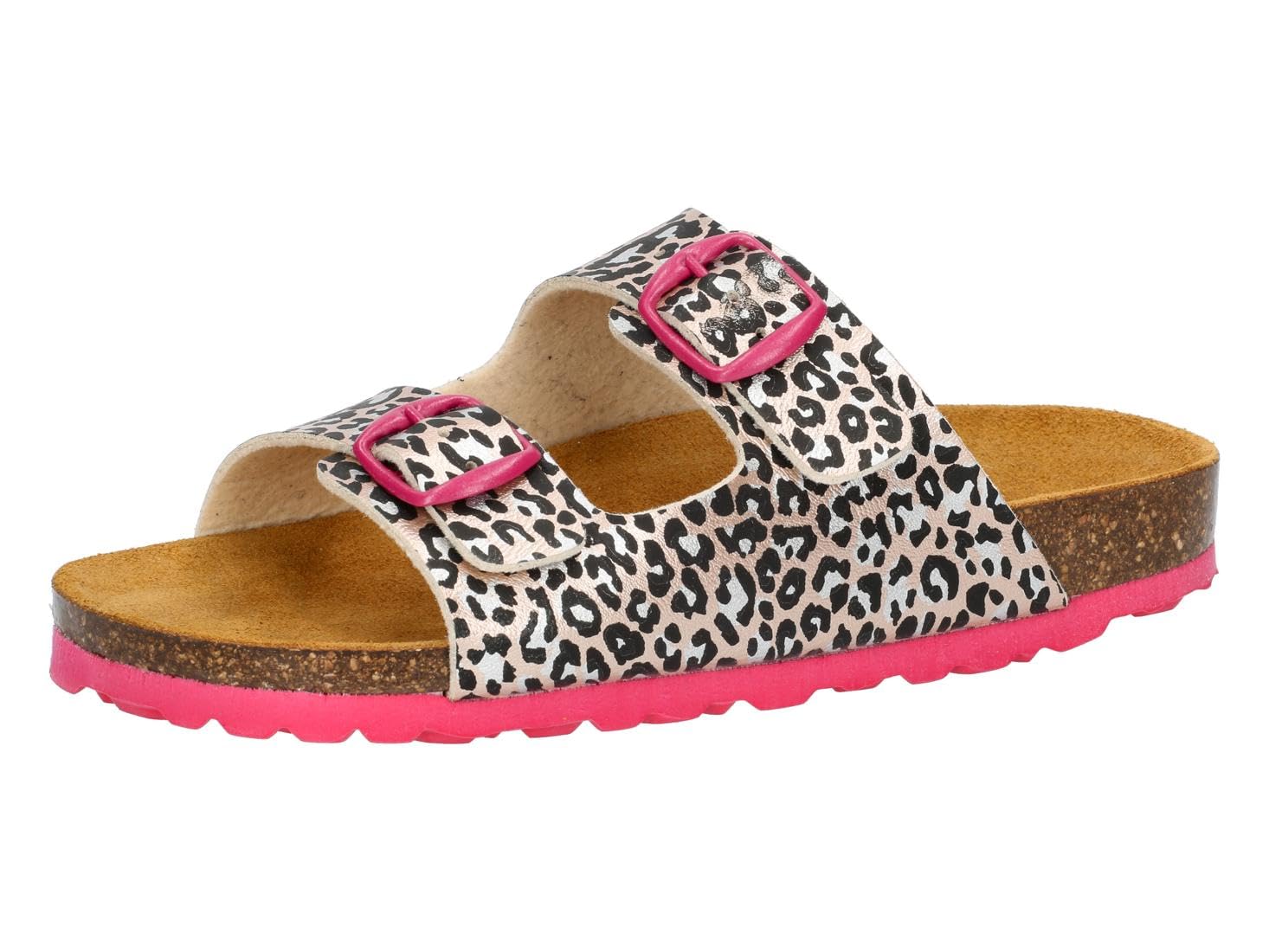 Lico Unisex Kid's Bioline Rocky Mules, Pink Black Pink, 25 EU