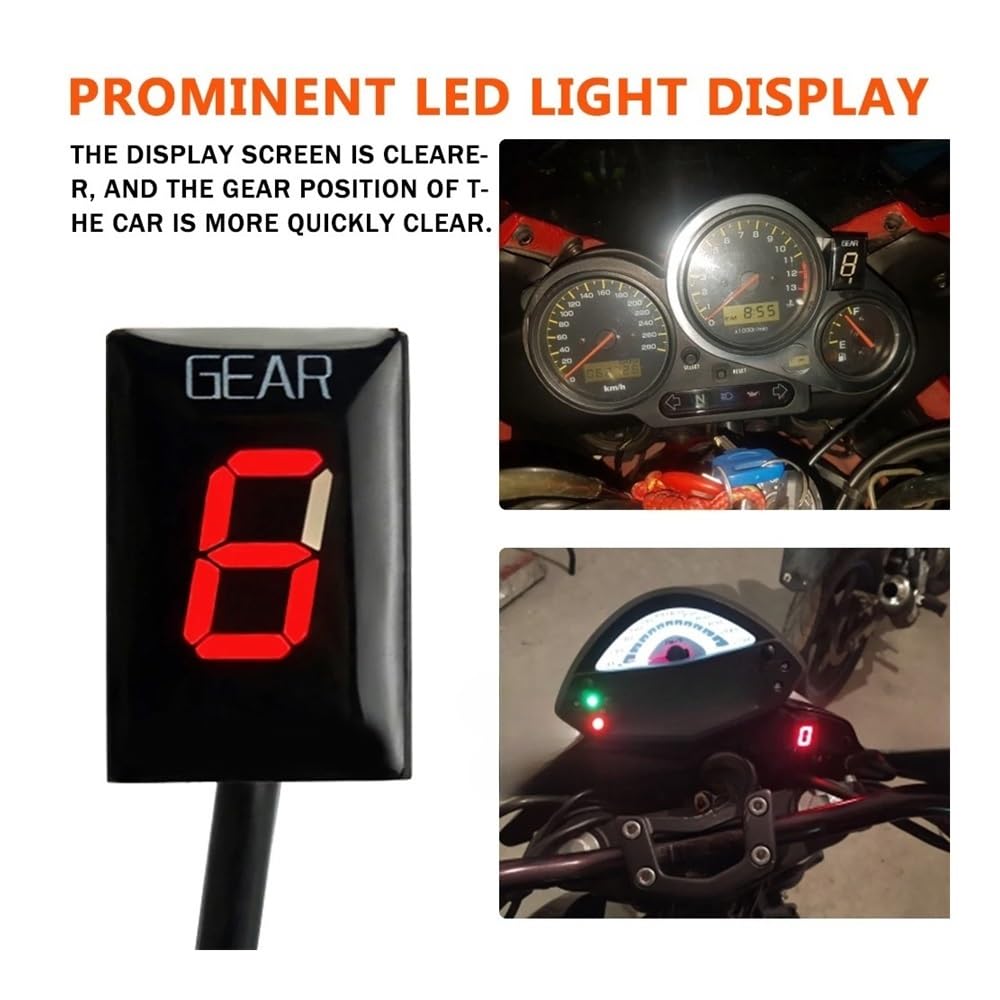 Indicador Marchas Motocicleta Indicador De Marcha Accesorios para Motocicletas para GL1800 para Goldwing GL 1800 para Medidor 1 A 6 Velocidades