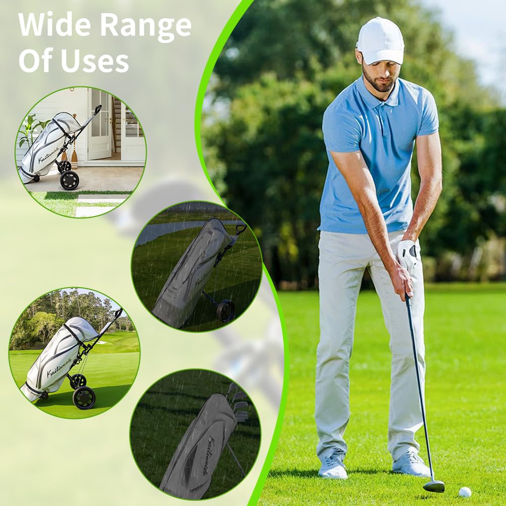 flintronic Sac de Golf, Couverture de Pluie de Sac de Golf, Housse de Voyage G-olf, étanche à la Poussière et Coupe-Vent, pour Voyage, Voyage, Femmes, Hommes, Golfeurs