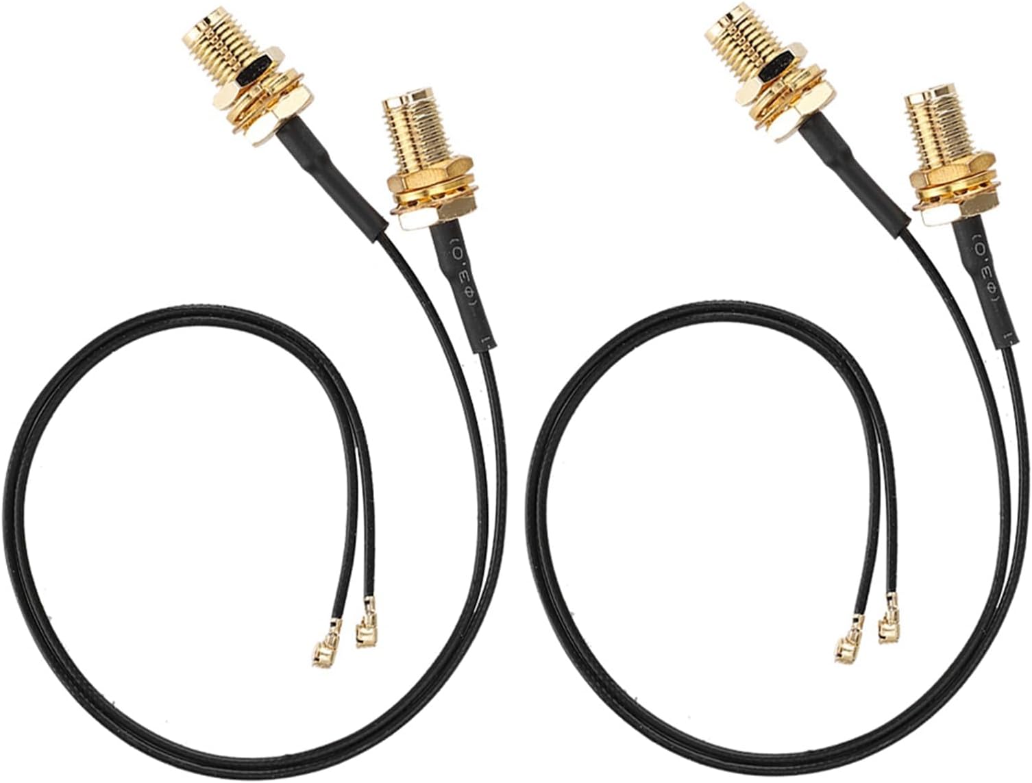 Fyearfly 4PCS Wireless M.2/NGFF Network Card Cable, Compatible with Intel 9260NGW/7265AC/9650AC/BCM94360, Enhance Connectivity, Affordable Upgrade Solution