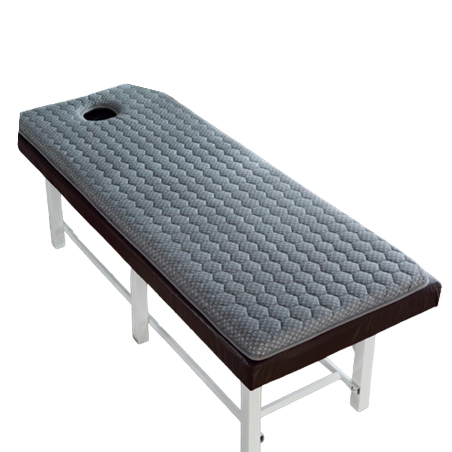 LXJDDLD Beauty Salon Bed Mattress with Breath Hole, Massage Table Lash Bed Topper Memory Foam, Trapezoidal Head Spa Mattress Pad, 70x180cm 4cm