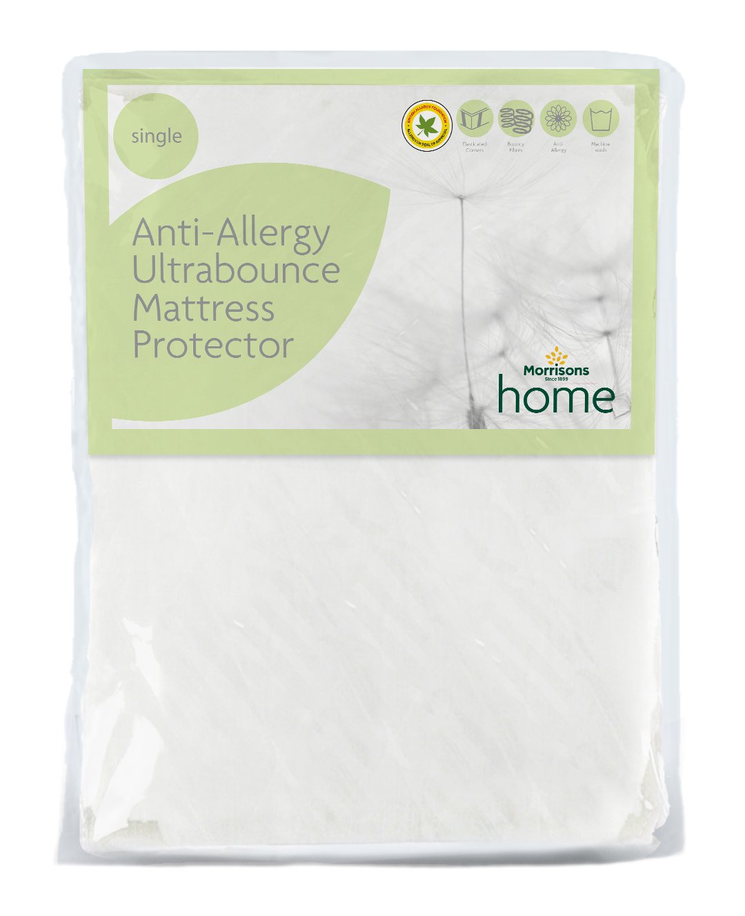 Protège-matelas 1 personne hypoallergénique barrière anti-acariens saine
