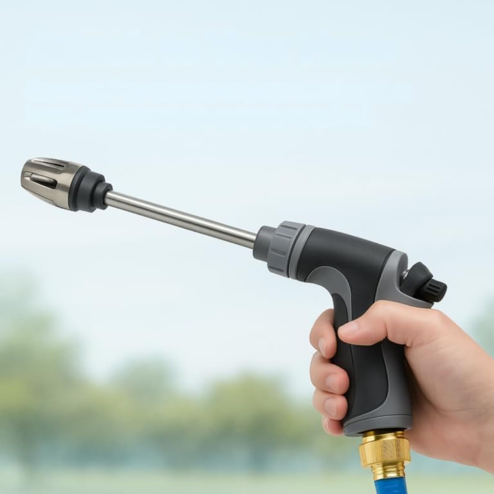 Jetterix Pressure Washer Nozzle Original, Power Jet Ugello per Tubo Pistola, per Pulizia di Autolavaggio, Vialetto, Patio e Giardino (1PCS)