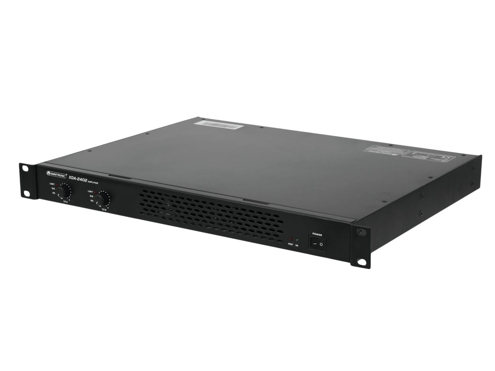 Omnitronic 10451636 Amplificatore di Classe D 1200 Watt