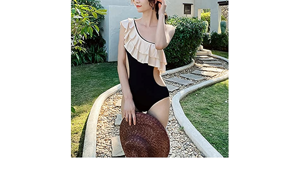 Amazon.com: HWYDZ Beach Swimsuit Feminine Sense is Thin Fairy Fan