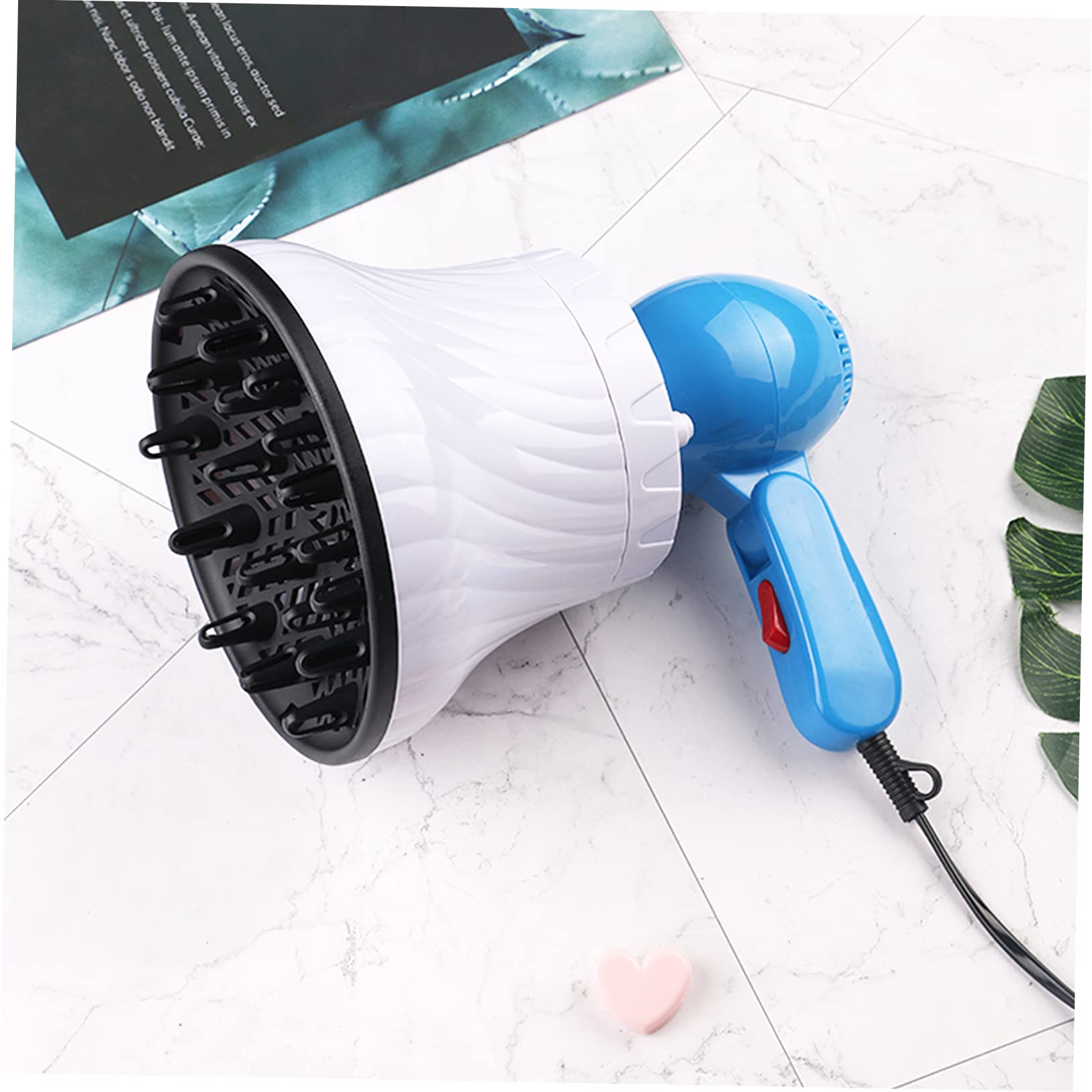 Healvian Diffusore Per Strumento Per Asciugacapelli Diffusore Per in Plastica Leggera Adattabile Per Asciugacapelli