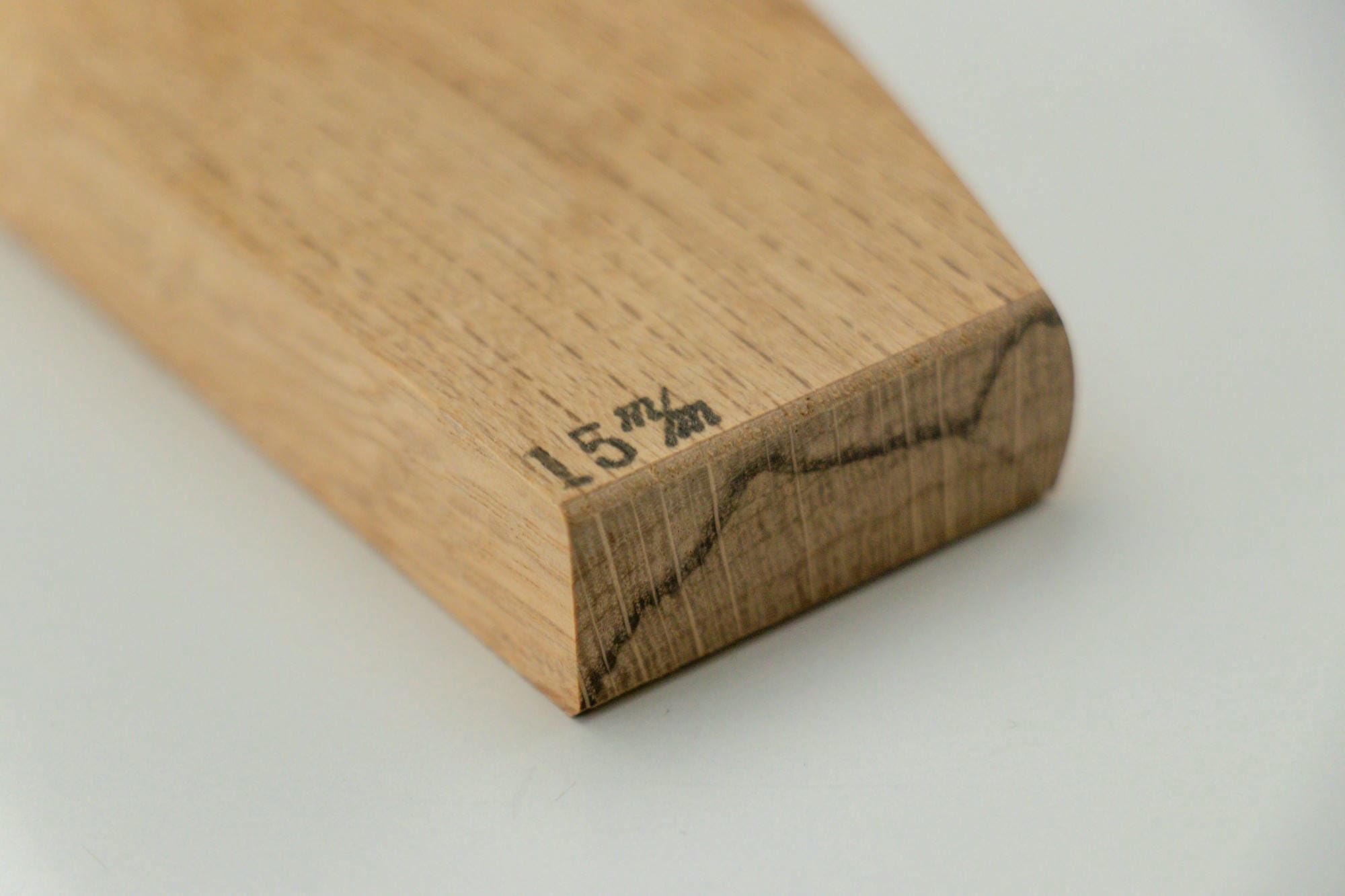 Wazakura, Rabot Japonais Kushigata Sakuri Kanna 15 mm | Fabrication Artisanale à Tsubame-Sanjo | Lame en Acier Haut Carbone | Outil de Menuiserie de Précision | Corps en Bois Japonais | Manuel