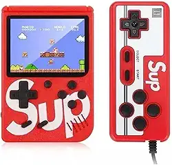 Console Portátil Retrô Sup – 400 Jogos Clássicos Anos 80 e 90 + Controle 2 Jogadores Box Game - TYDA